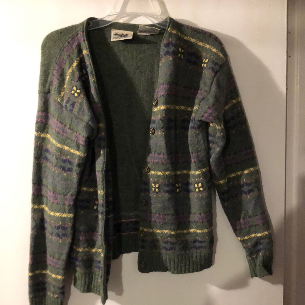 Vintage wool cardigan